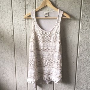 Lace High-low Tank